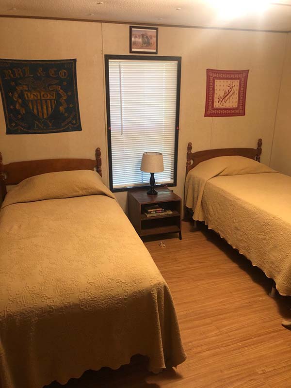 J&S Creekside Cabins sleeping quarters Catskills